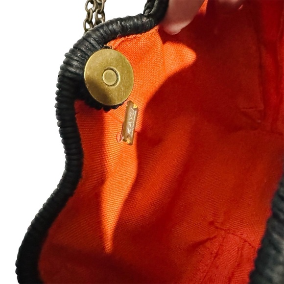 Kayu wicker vintage reformation black small shoulder bag - Picture 9 of 9